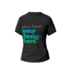 t-shirt noire imprimé