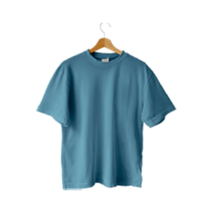 t-shirt blue été