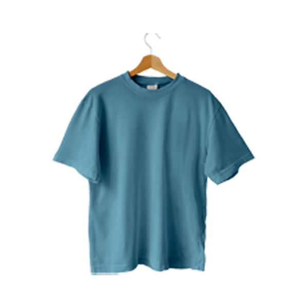t-shirt blue été